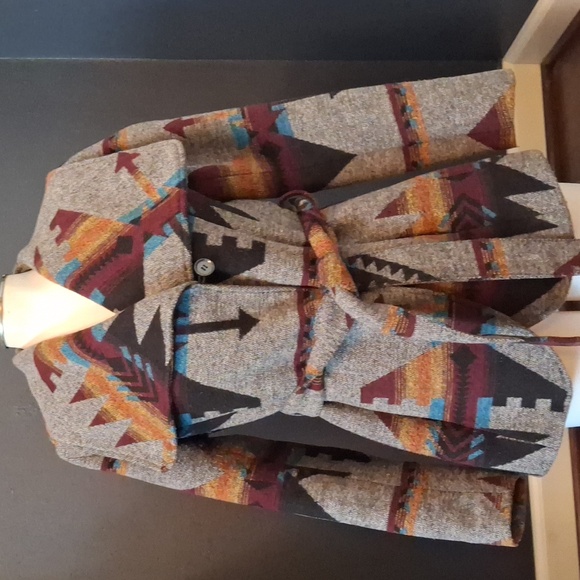 American Rag Aztec Pring Jacket - Picture 2 of 4